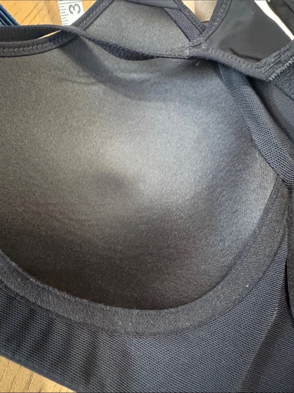 Nike Alpha High Support Sports Bra Black Adjustable Racerback Dri-FIT Size Small - Picture 6 of 6